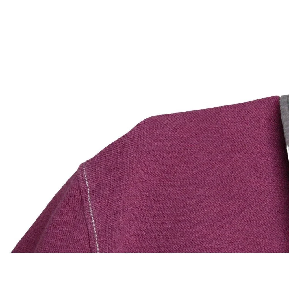 Carbon 2 Cobalt. Like new. Men's Short Sleeve Polo in Berry with Contrast Collar - Picture 6 of 10